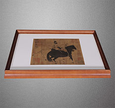 冷水江书画装裱配框服务案例